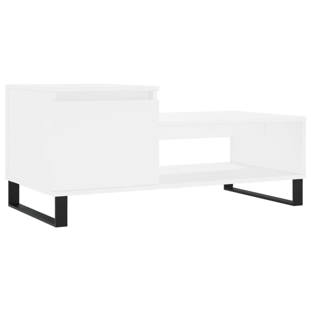 vidaXL Coffee Table White 100x50x45 cm vidaXL Engineered Wood - Coffee Tables Coffee Table
