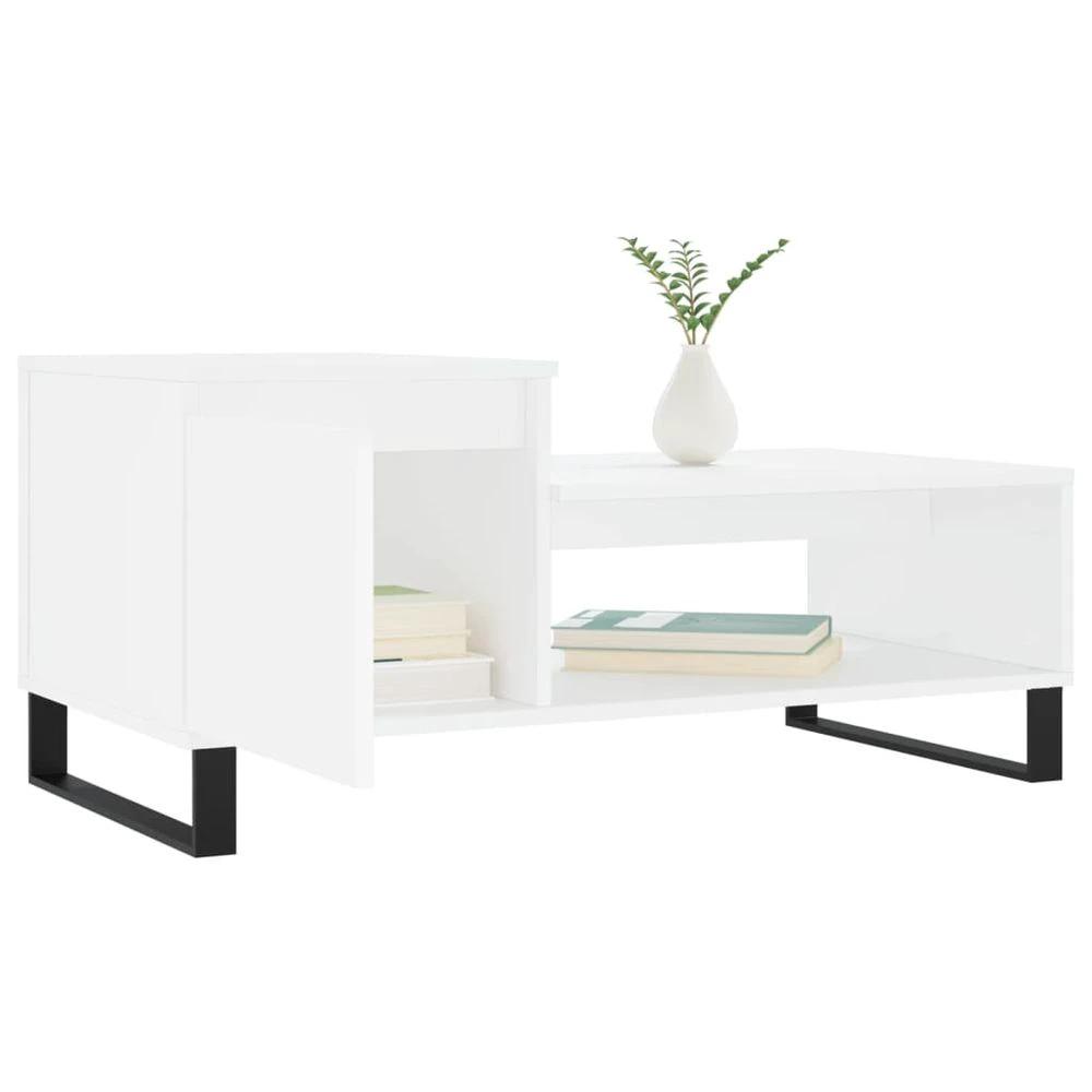 vidaXL Coffee Table White 100x50x45 cm vidaXL Engineered Wood - Coffee Tables Coffee Table