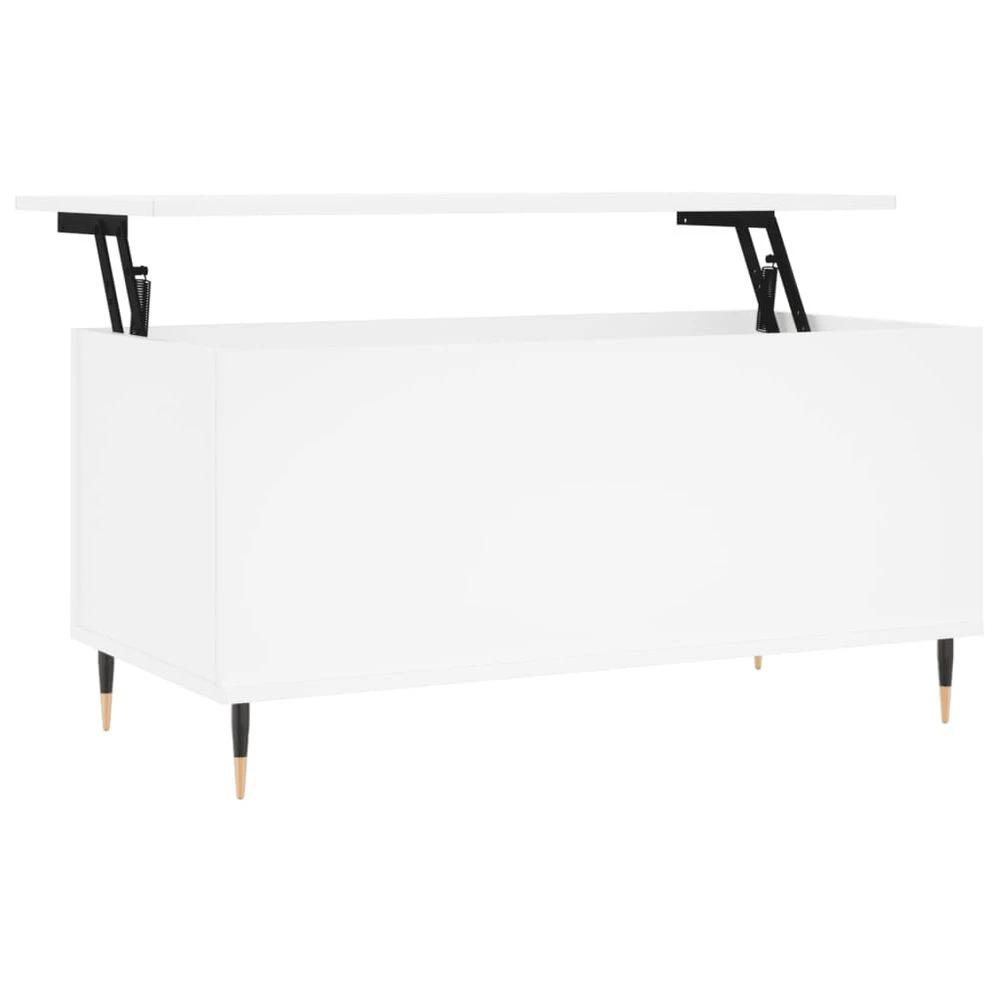 Coffee Table White 90x44.5x45 cm vidaXL Engineered Wood by vidaXL