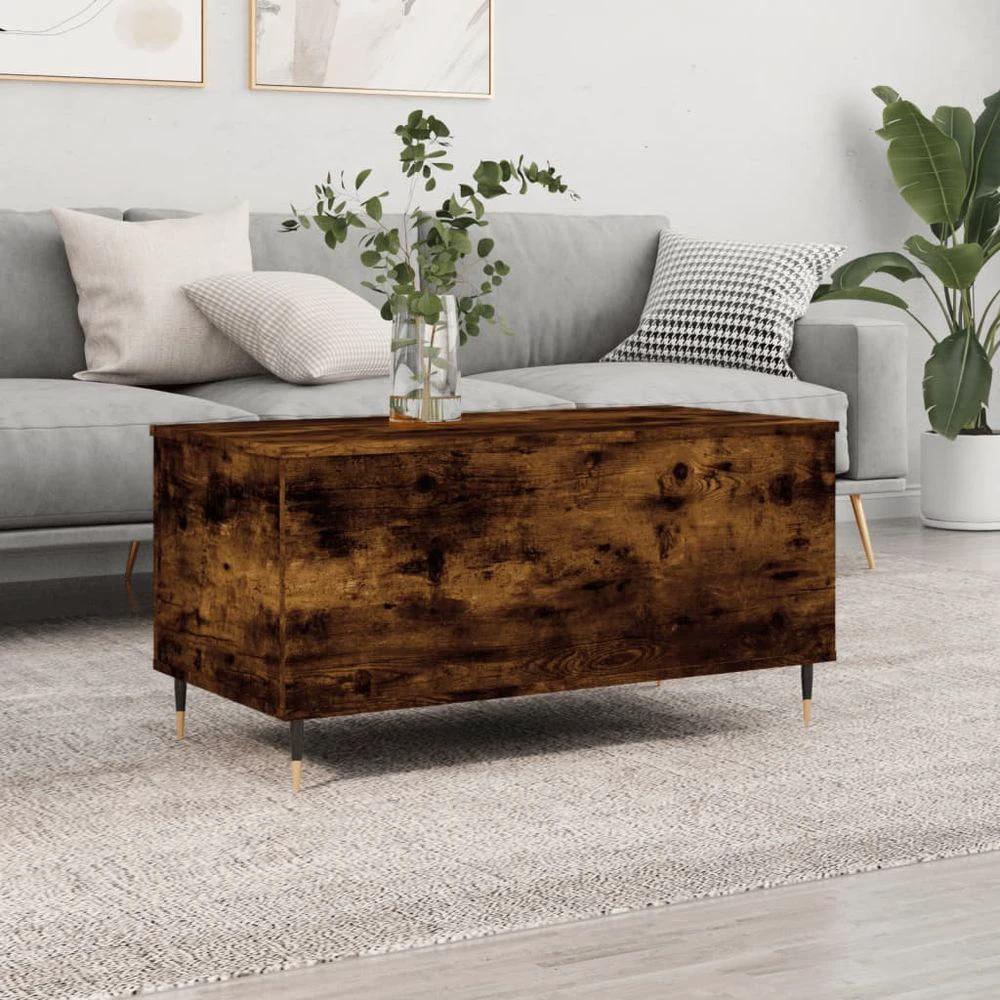 Coffee Table White 90x44.5x45 cm vidaXL Engineered Wood by vidaXL