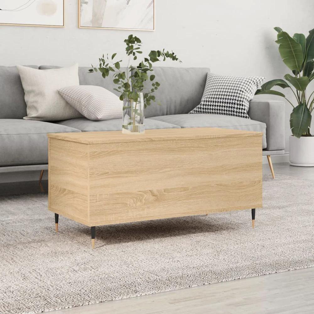 vidaXL Coffee Table White 90x44.5x45 cm vidaXL Engineered Wood - Coffee Tables Coffee Table
