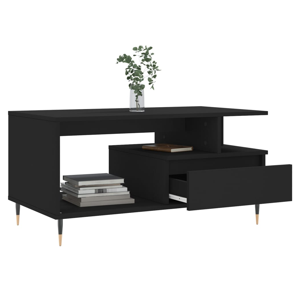 vidaXL Coffee Table White 90x49x45 cm vidaXL Engineered Wood - Coffee Tables Coffee Table