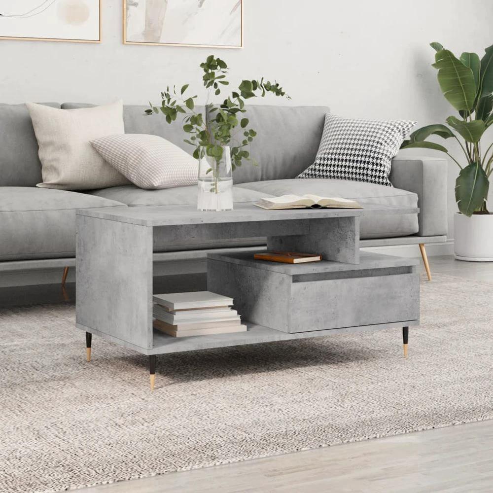 vidaXL Coffee Table White 90x49x45 cm vidaXL Engineered Wood - Coffee Tables Coffee Table