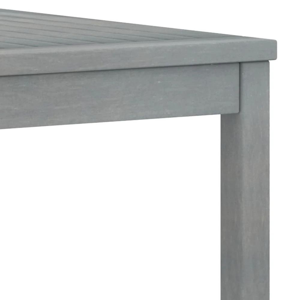Coffee Table 100x50x33 cm vidaXL Grey Solid Acacia Wood by vidaXL