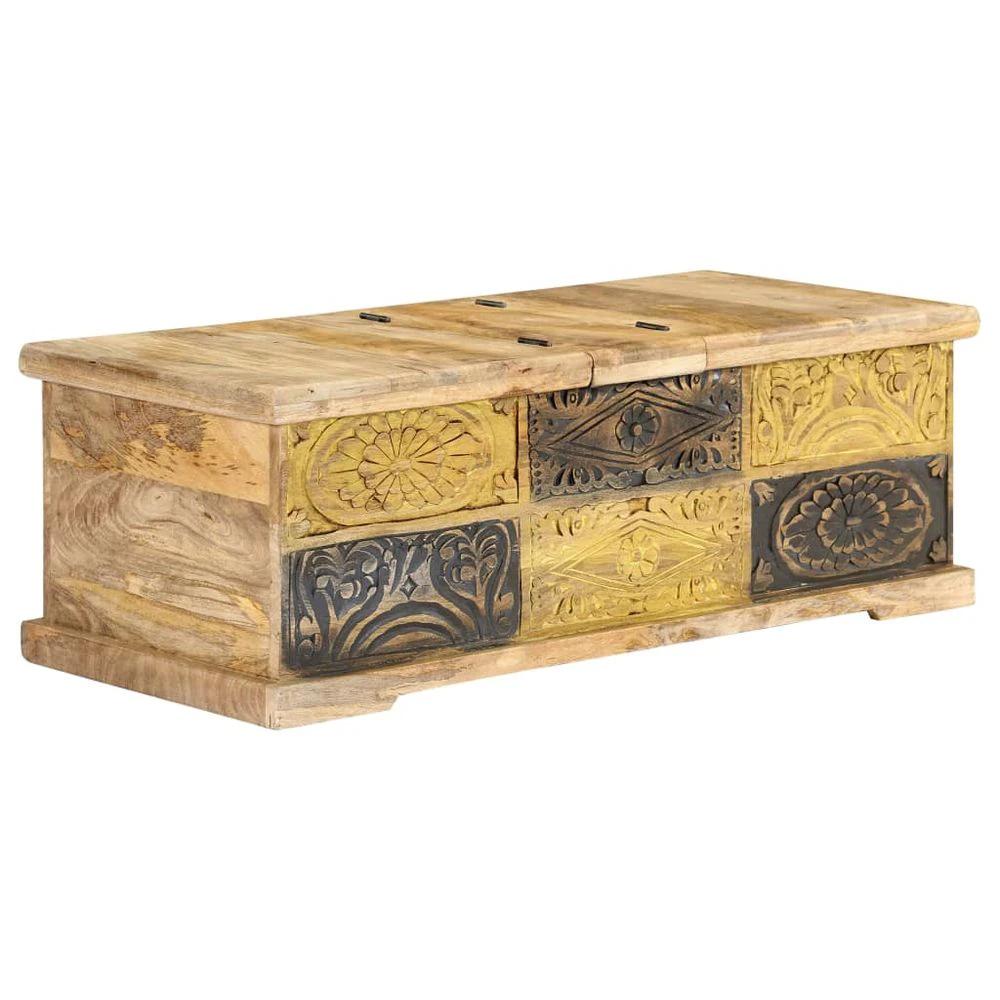 vidaXL Coffee Table 100x50x35 cm vidaXL Solid Mango Wood - Coffee Tables Coffee Table