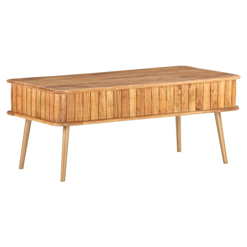 Coffee Table 100x50x40 cm vidaXL Solid Acacia Wood by vidaXL
