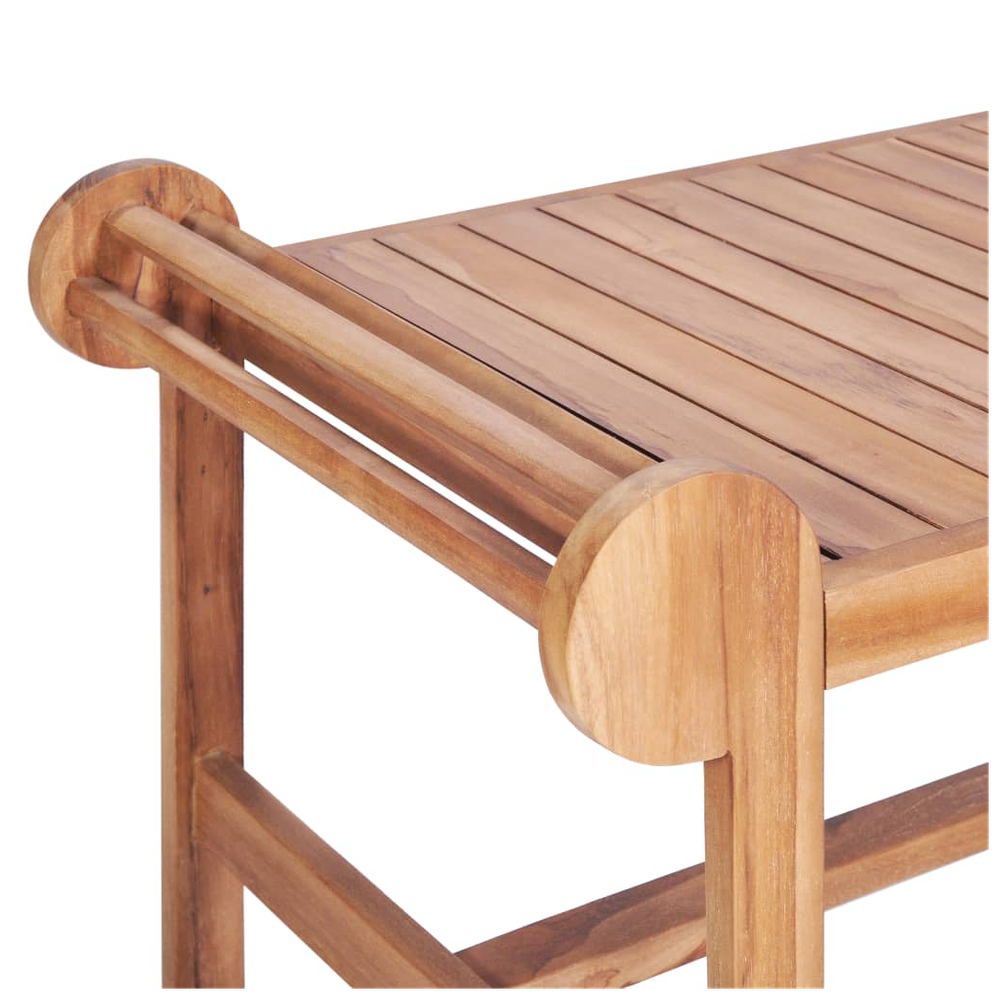Coffee Table 100x50x45 cm vidaXL Solid Teak by vidaXL