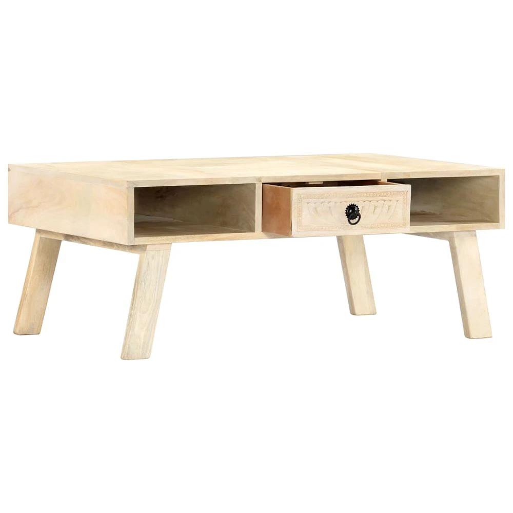 Coffee Table 100x60x40 cm vidaXL Solid Mango Wood by vidaXL