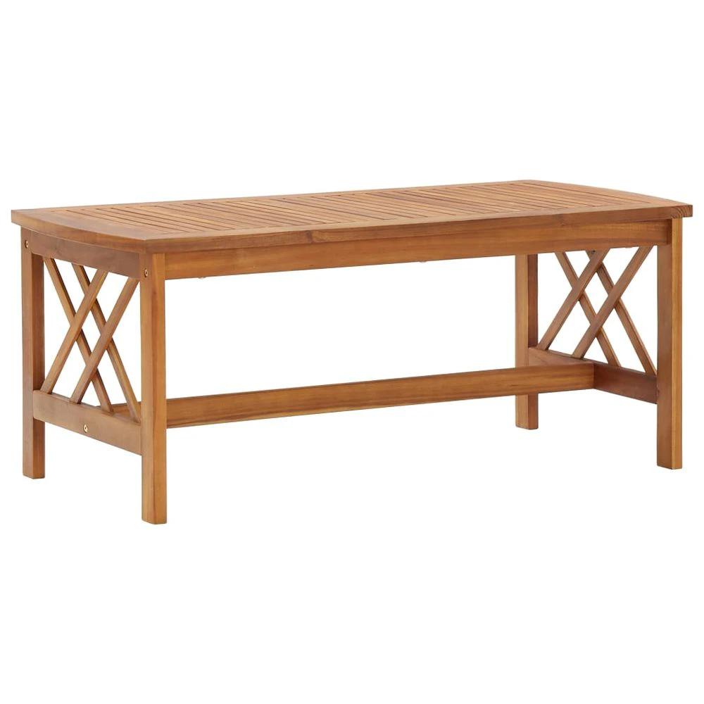 vidaXL Coffee Table 102x50x43 cm vidaXL Solid Acacia Wood - Coffee Tables Coffee Table