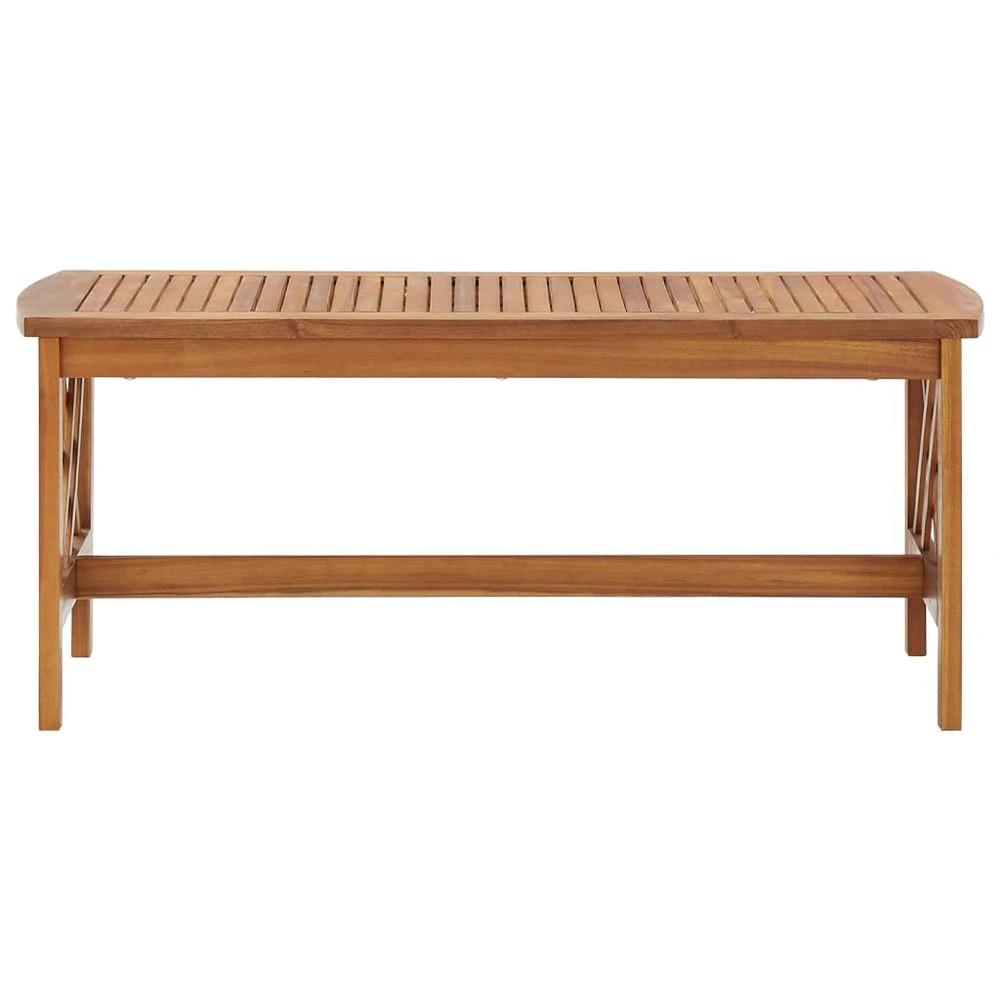 vidaXL Coffee Table 102x50x43 cm vidaXL Solid Acacia Wood - Coffee Tables Coffee Table