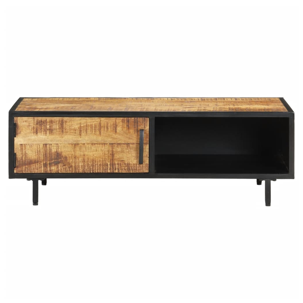 Coffee Table 105x50x35 cm vidaXL Rough Mango Wood by vidaXL
