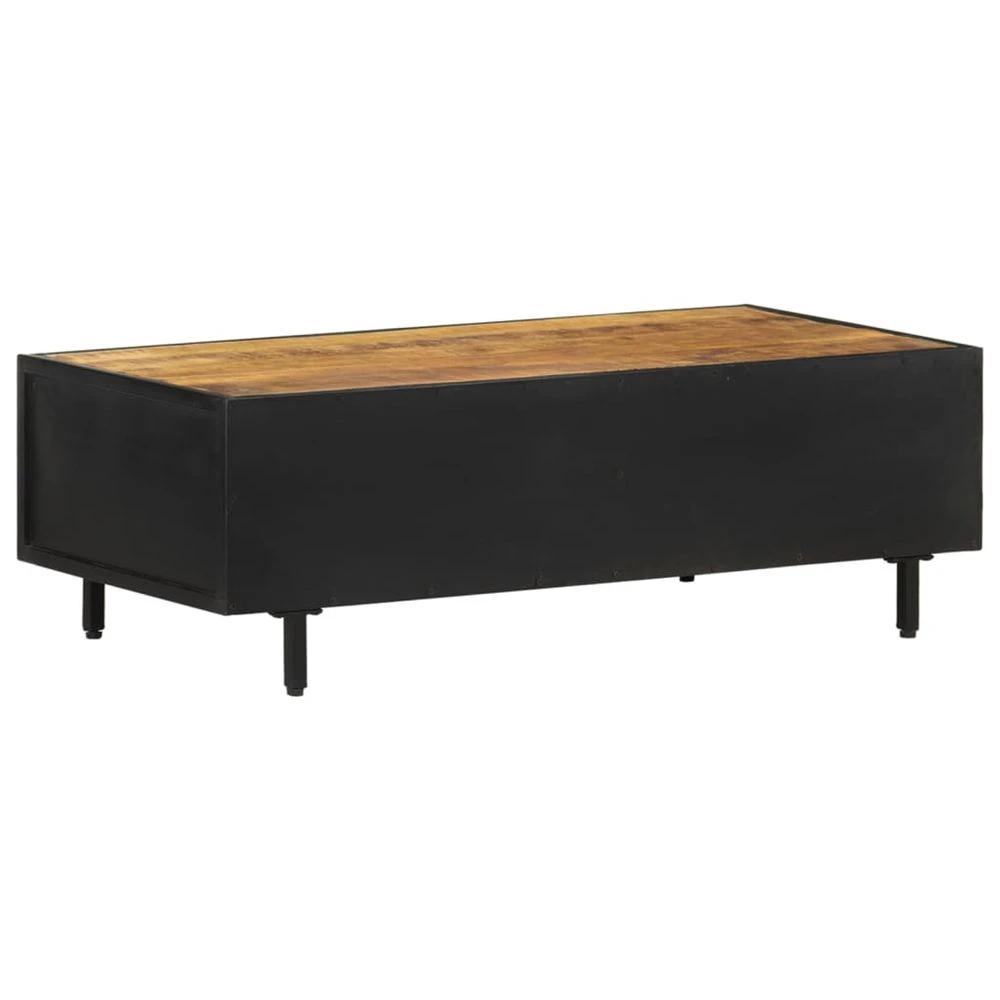 Coffee Table 105x50x35 cm vidaXL Rough Mango Wood by vidaXL