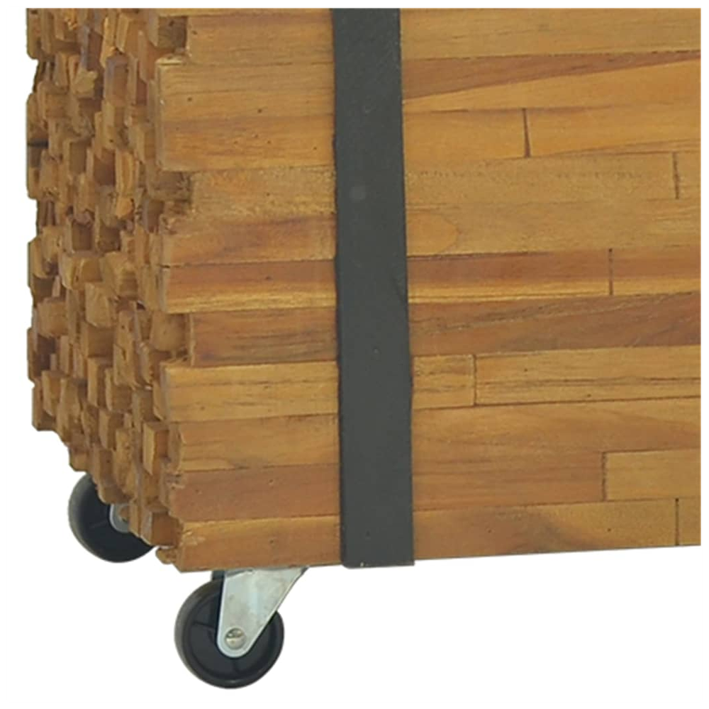 Coffee Table 110x45x38 cm vidaXL Solid Teak Wood by vidaXL