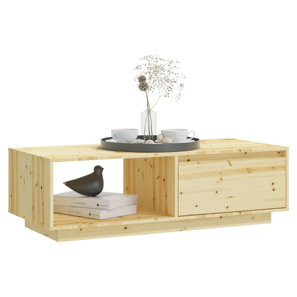 vidaXL Coffee Table 110x50x33.5 cm vidaXL Solid Firwood - Coffee Tables Coffee Table