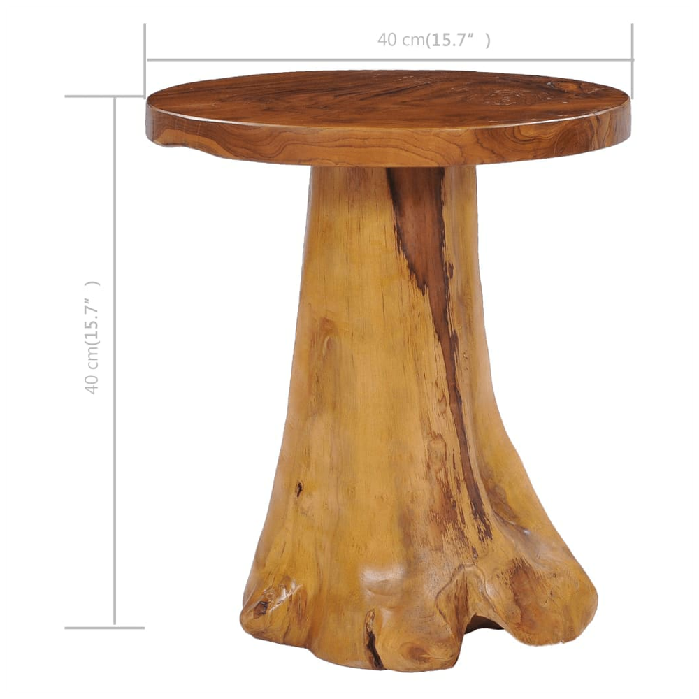 Coffee Table 40x40 cm vidaXL Solid Teak Wood by vidaXL