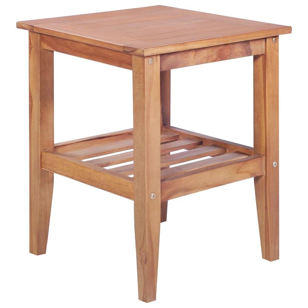 vidaXL Coffee Table 40x40x50 cm vidaXL Square Solid Teak - Coffee Tables Coffee Table