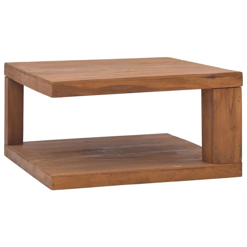 vidaXL Coffee Table 65x65x33 cm vidaXL Solid Teak Wood - Coffee Tables Coffee Table