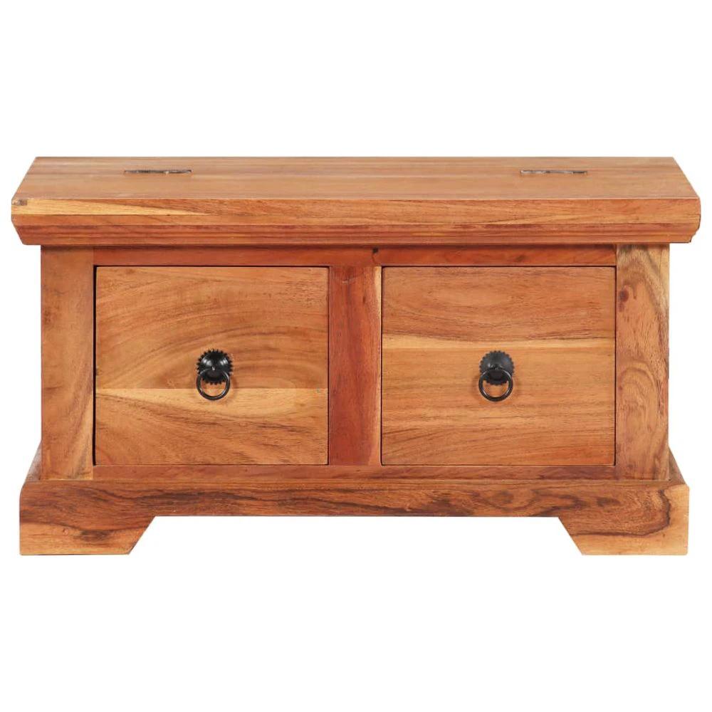 vidaXL Coffee Table 66x70x35 cm vidaXL Solid Acacia Wood - Coffee Tables Coffee Table