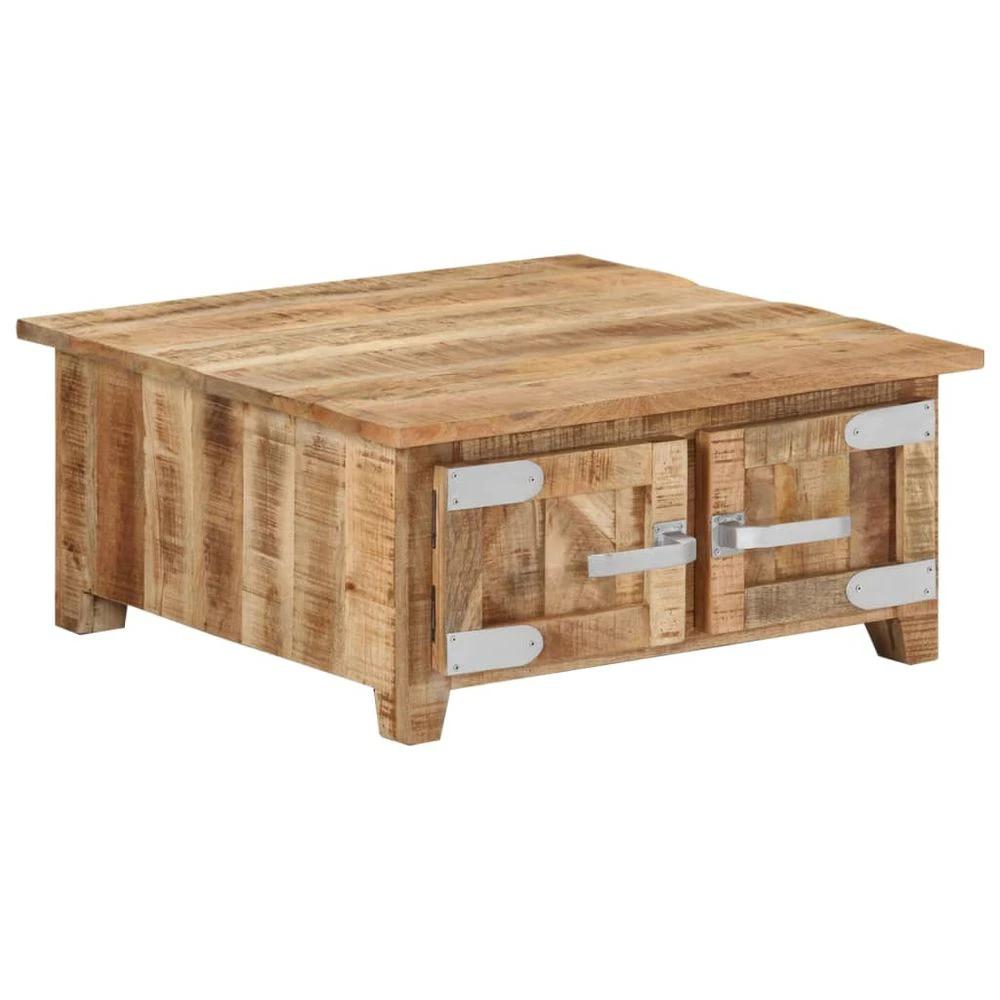 Coffee Table 67x67x30 cm vidaXL Solid Mango Wood by vidaXL