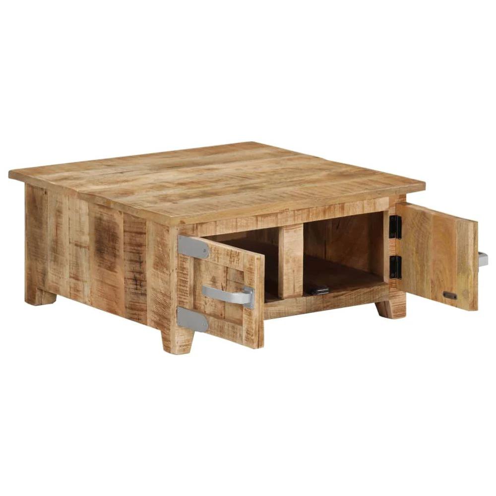Coffee Table 67x67x30 cm vidaXL Solid Mango Wood by vidaXL