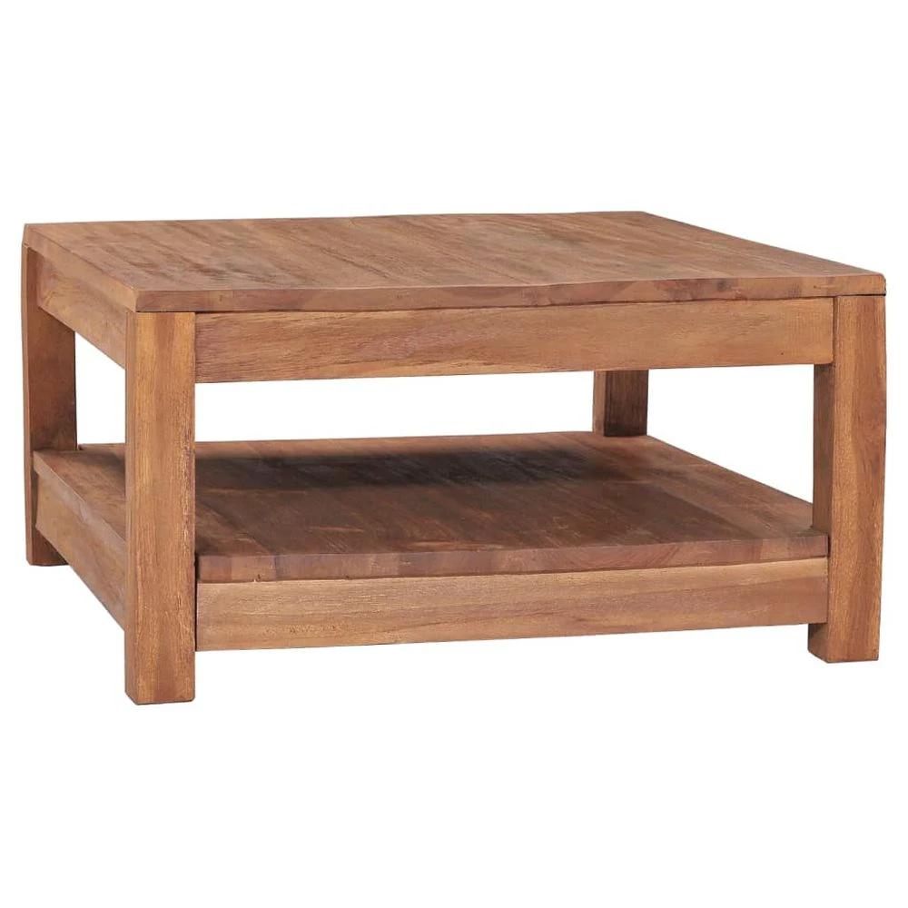 vidaXL Coffee Table 68x67x35 cm vidaXL Solid Teak Wood - Coffee Tables Coffee Table