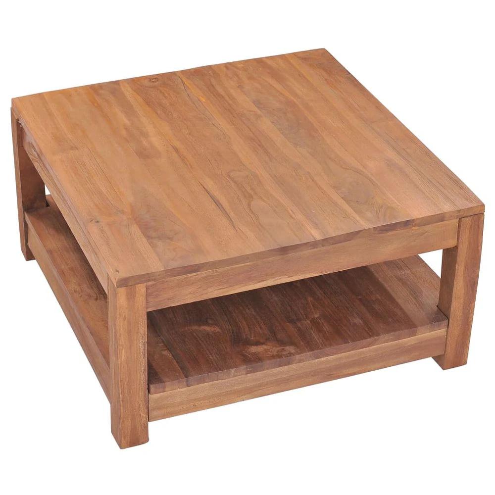 vidaXL Coffee Table 68x67x35 cm vidaXL Solid Teak Wood - Coffee Tables Coffee Table