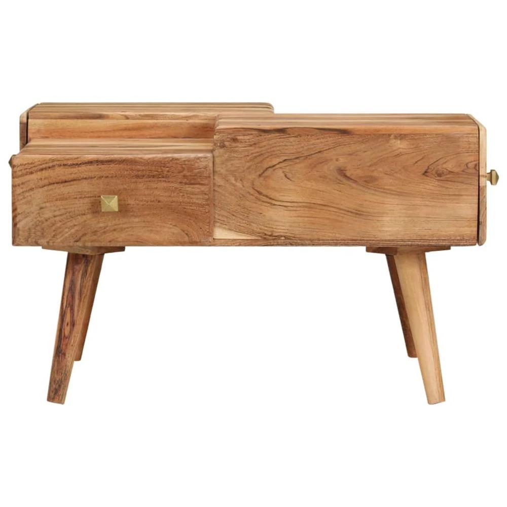 Coffee Table 70x60x42 cm vidaXL Solid Acacia Wood by vidaXL