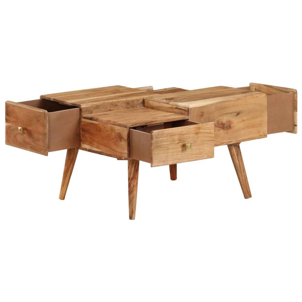 vidaXL Coffee Table 70x60x42 cm vidaXL Solid Acacia Wood - Coffee Tables Coffee Table