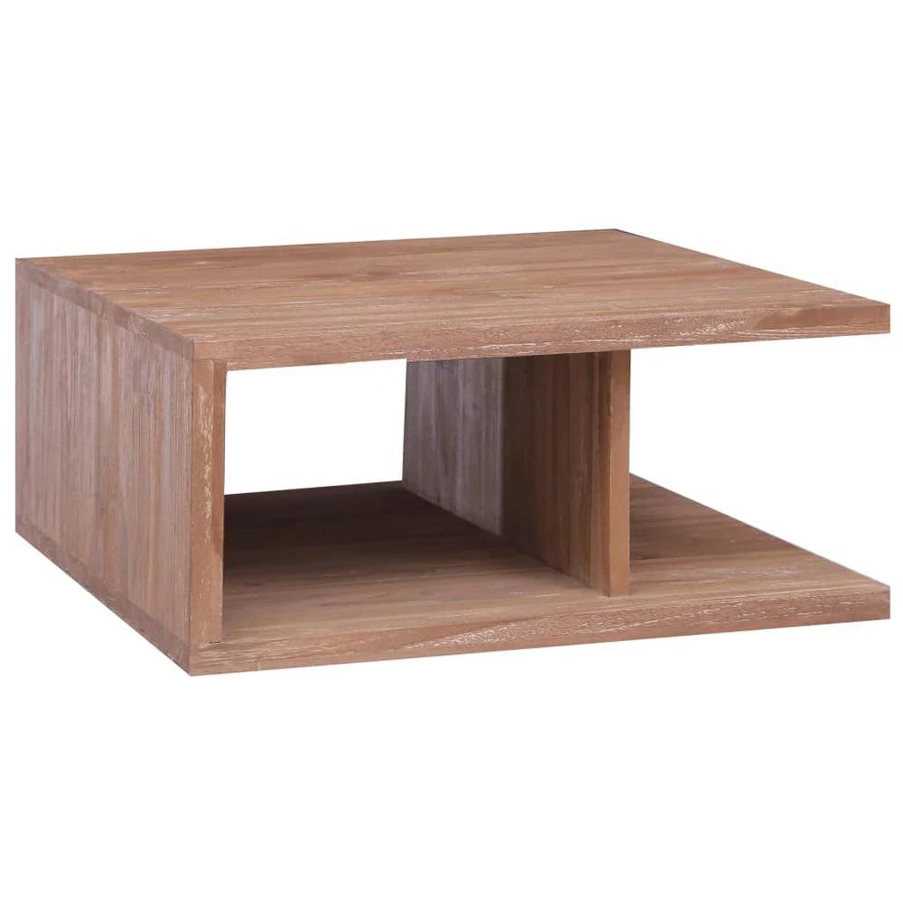 Coffee Table 70x70x30 cm vidaXL Solid Teak Wood by vidaXL