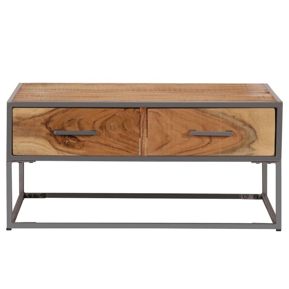 vidaXL Coffee Table 75x75x35 cm vidaXL Solid Acacia Wood - Coffee Tables Coffee Table