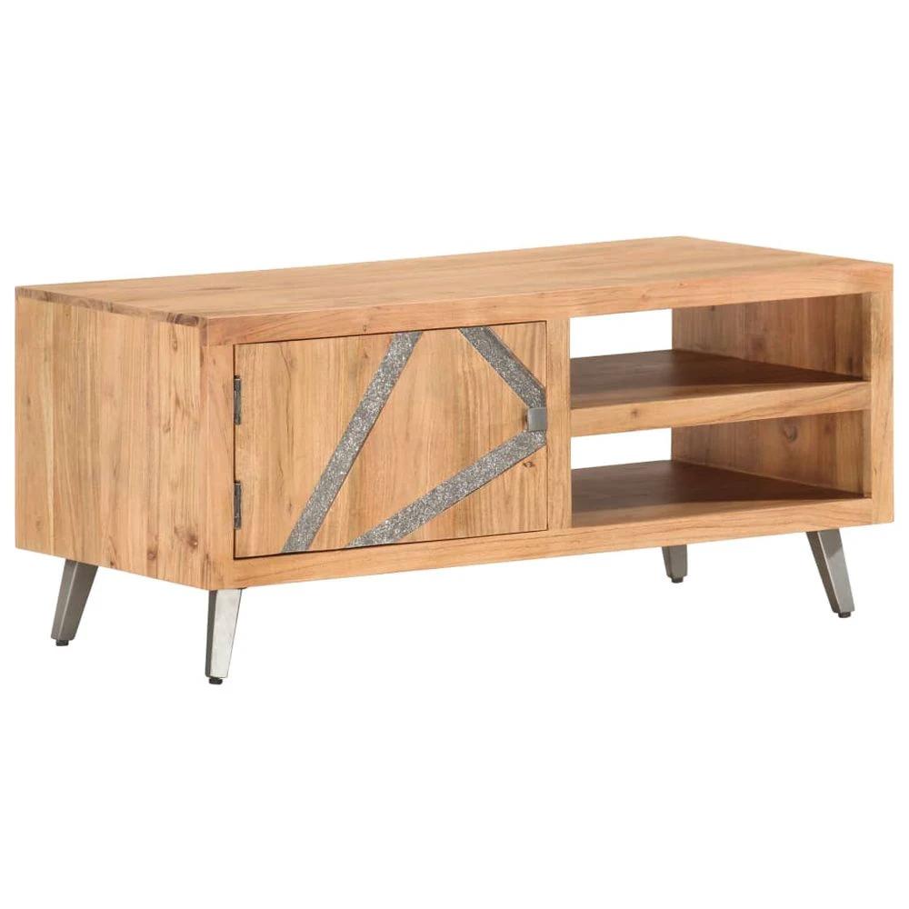 Coffee Table 90x45x40 cm vidaXL Solid Acacia Wood by vidaXL
