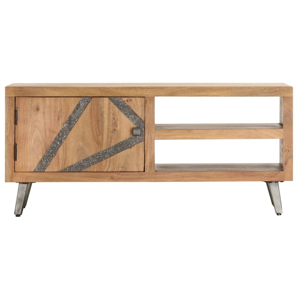 Coffee Table 90x45x40 cm vidaXL Solid Acacia Wood by vidaXL