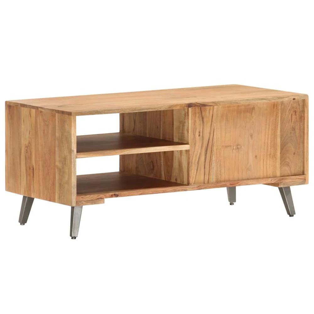 Coffee Table 90x45x40 cm vidaXL Solid Acacia Wood by vidaXL