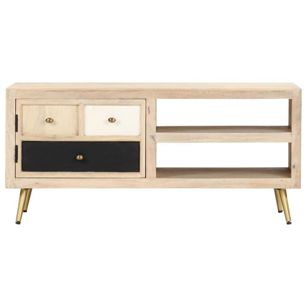 Coffee Table 90x45x40 cm vidaXL Solid Mango Wood by vidaXL