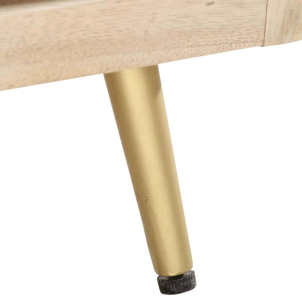 Coffee Table 90x45x40 cm vidaXL Solid Mango Wood by vidaXL
