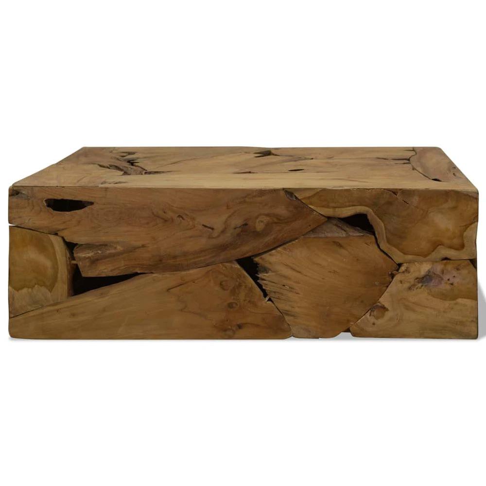 Coffee Table 90x50x30 cm vidaXL Genuine Teak Brown by vidaXL