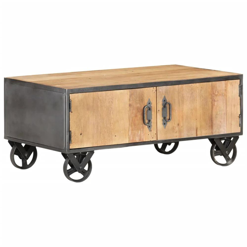Coffee Table 90x50x39 cm vidaXL Solid Reclaimed Wood by vidaXL