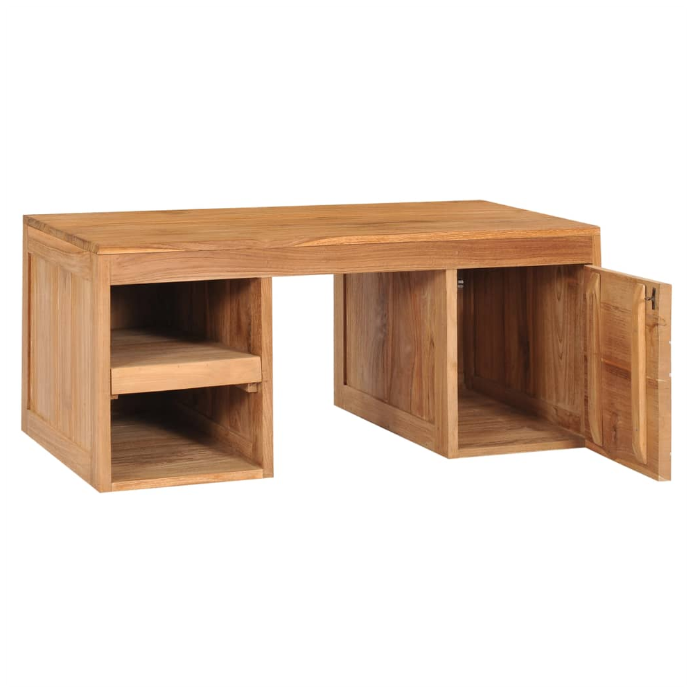 Coffee Table 90x50x40 cm vidaXL Solid Teak Wood by vidaXL