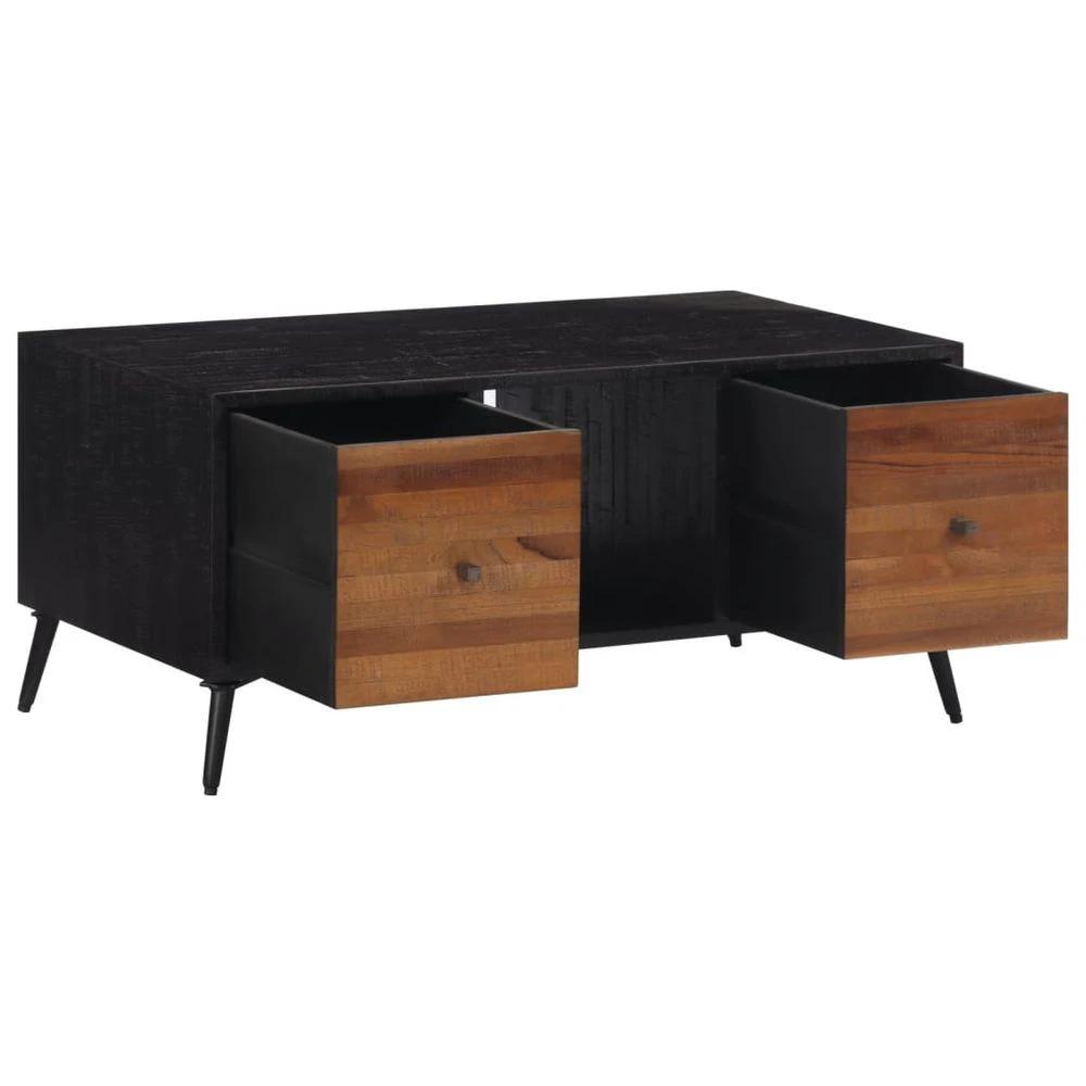 vidaXL Coffee Table 90x50x41 cm vidaXL Solid Reclaimed Teak - Coffee Tables Coffee Table