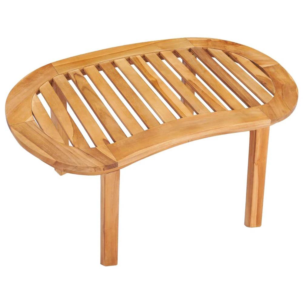 Coffee Table 90x50x45 cm vidaXL Solid Teak Wood by vidaXL