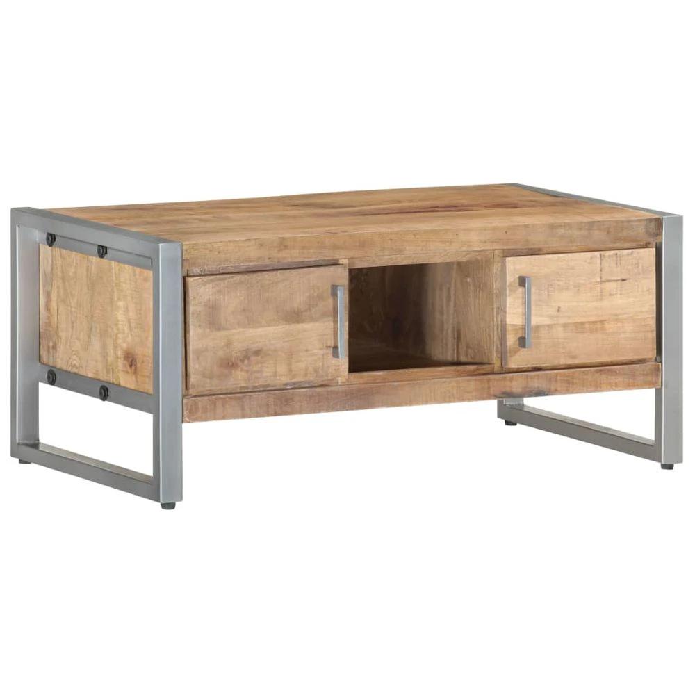 vidaXL Coffee Table 95x50x40 cm vidaXL Rough Mango Wood - Coffee Tables Coffee Table