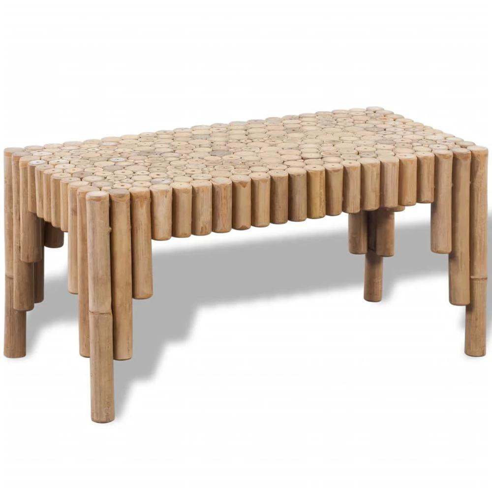 Coffee Table Bamboo vidaXL Home Deco by vidaXL