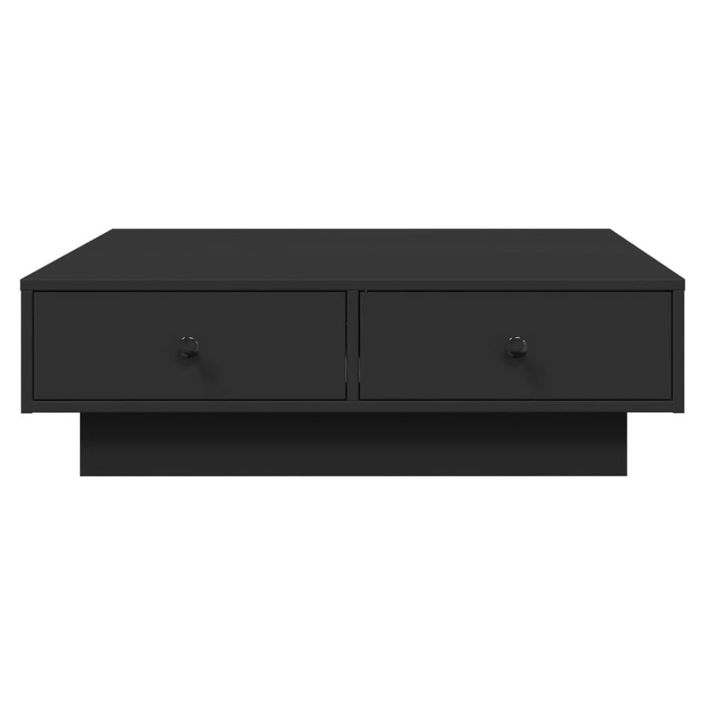 Coffee Table Black 90x90x28 cm vidaXL Engineered Wood by vidaXL
