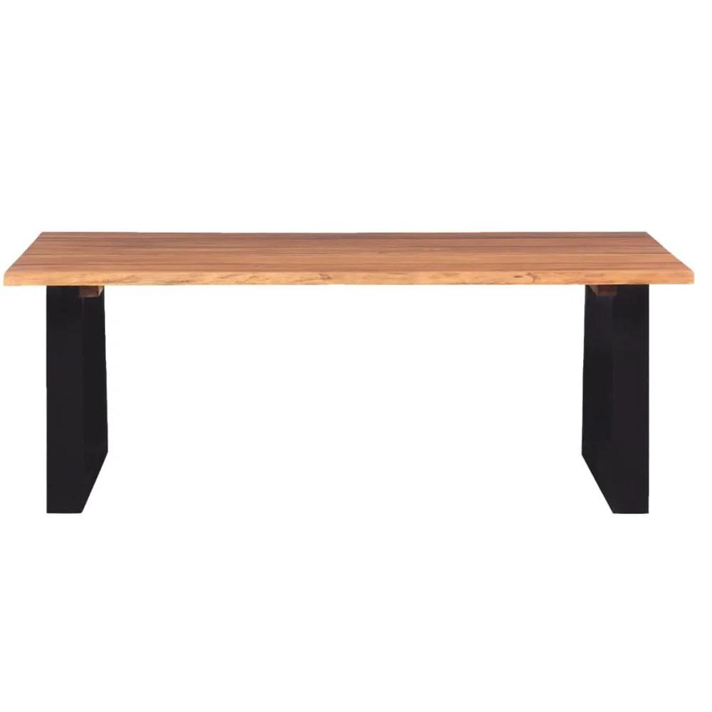 vidaXL Coffee Table Solid Acacia Wood vidaXL 110x60x40 cm - Coffee Tables Coffee Table