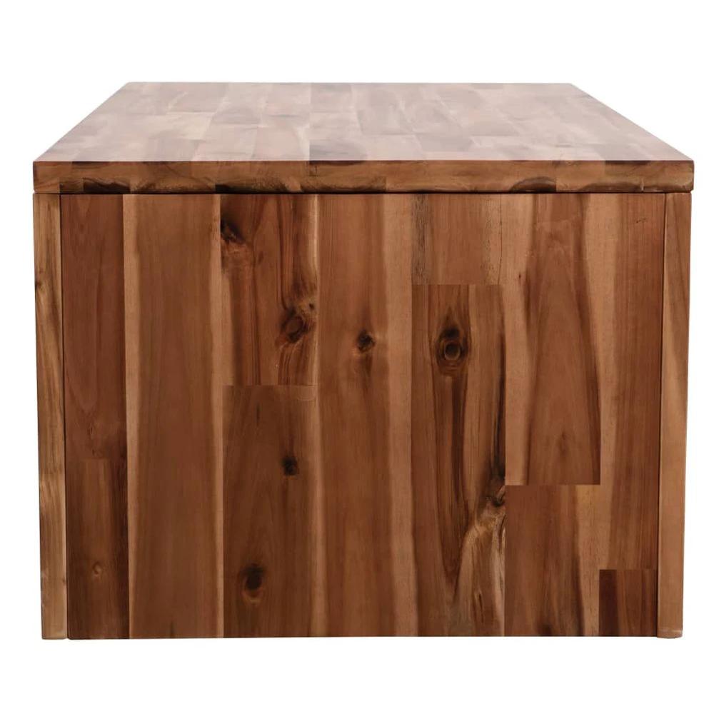Coffee Table Solid Acacia Wood vidaXL 90x50x37.5 cm by vidaXL