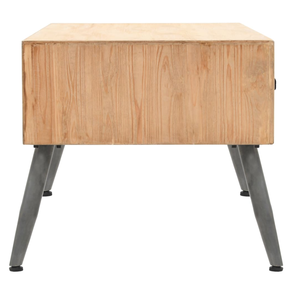 vidaXL Coffee Table Solid Fir Wood vidaXL 115x55x50 cm - Coffee Tables Coffee Table