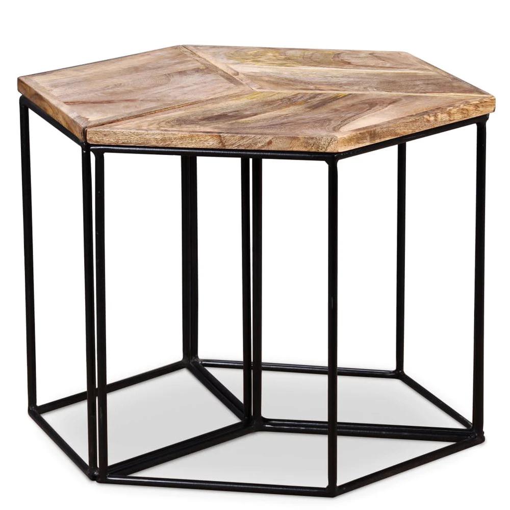 vidaXL Coffee Table Solid Mango Wood vidaXL 56x48x40 cm - Coffee Tables Coffee Table