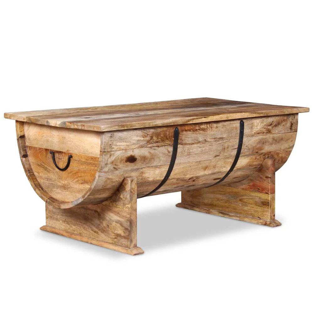 Coffee Table Solid Mango Wood vidaXL 88x50x40 cm by vidaXL