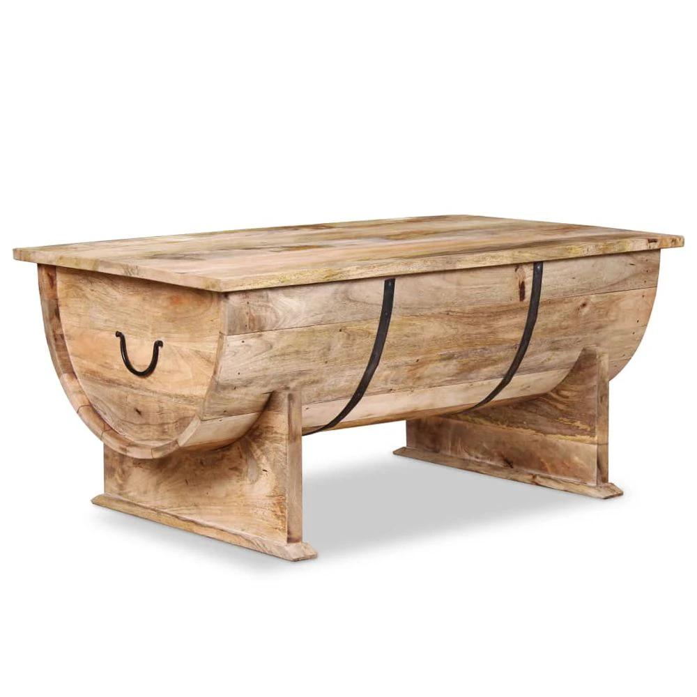 Coffee Table Solid Mango Wood vidaXL 88x50x40 cm by vidaXL