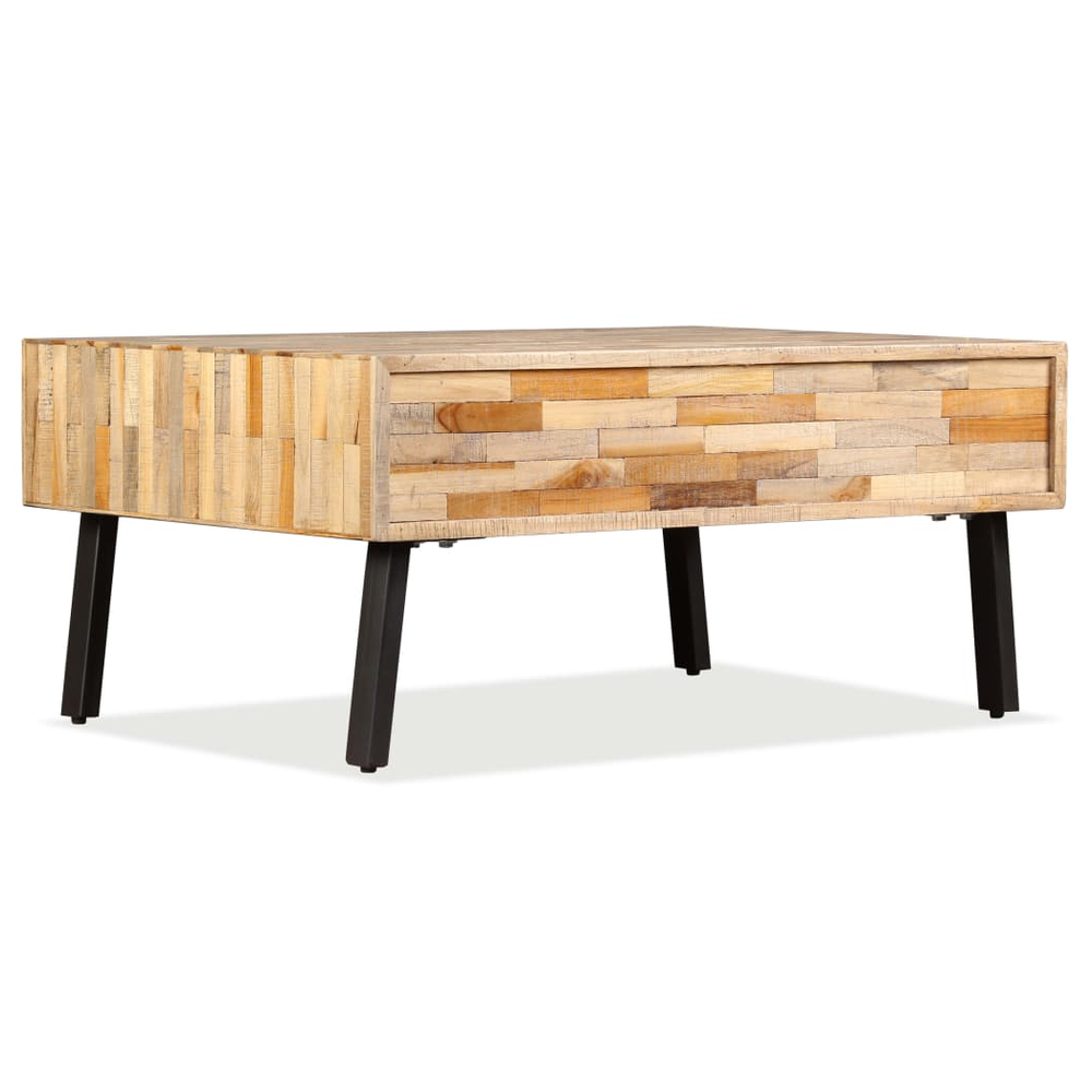 Coffee Table Solid Reclaimed Teak vidaXL 90x65x40 cm by vidaXL
